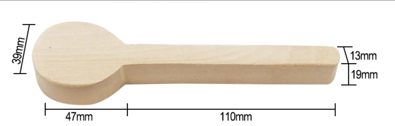 Wooden Spoon Blank - Basswood