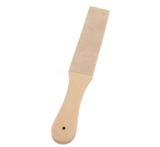 Wood-Handled Leather Strop